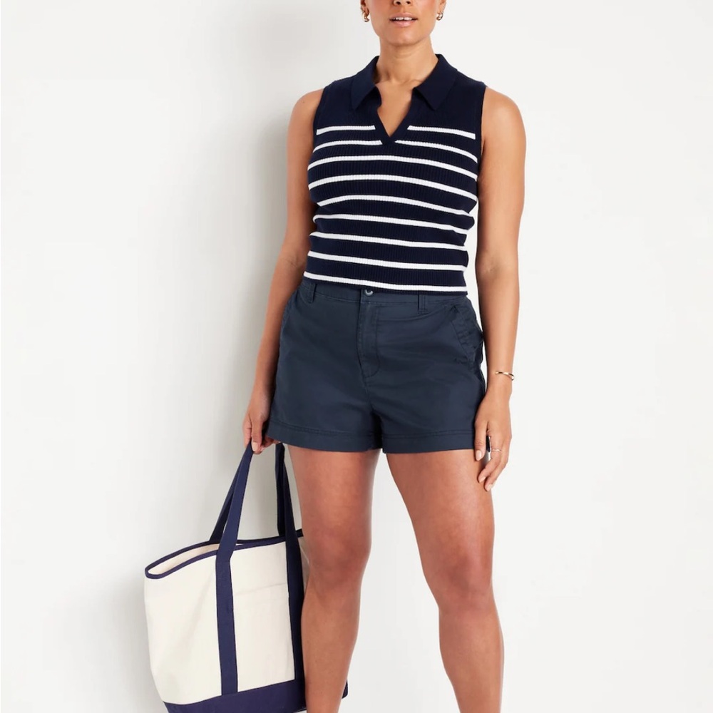 High-Waisted OGC Chino Shorts -- 3.5-inch inseam